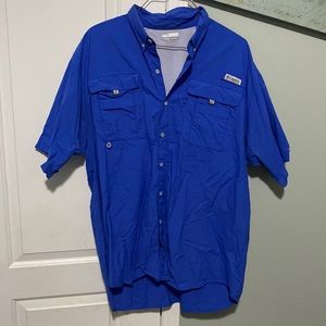 Mens Columbia PFG Omni-Shade button down shirt
